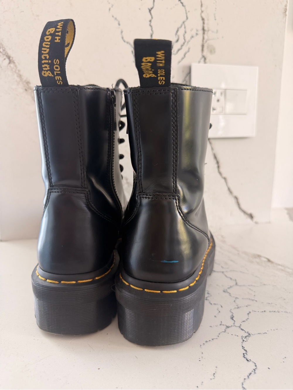 Dr. Martens Jadon Leather Platform Boot - Picture 6 of 9